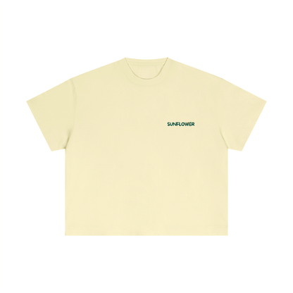 Essential Cotton Boxy T-Shirt - Sunflower