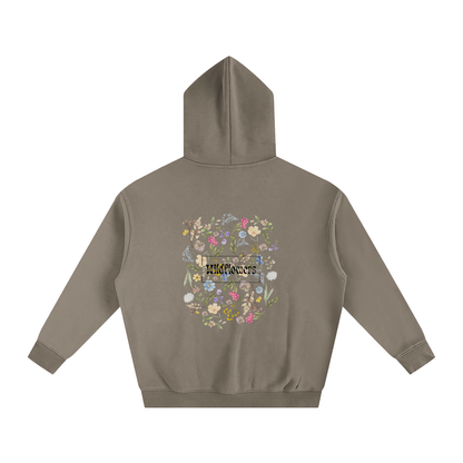 Hoodie oversize en molleton - Wildflowers