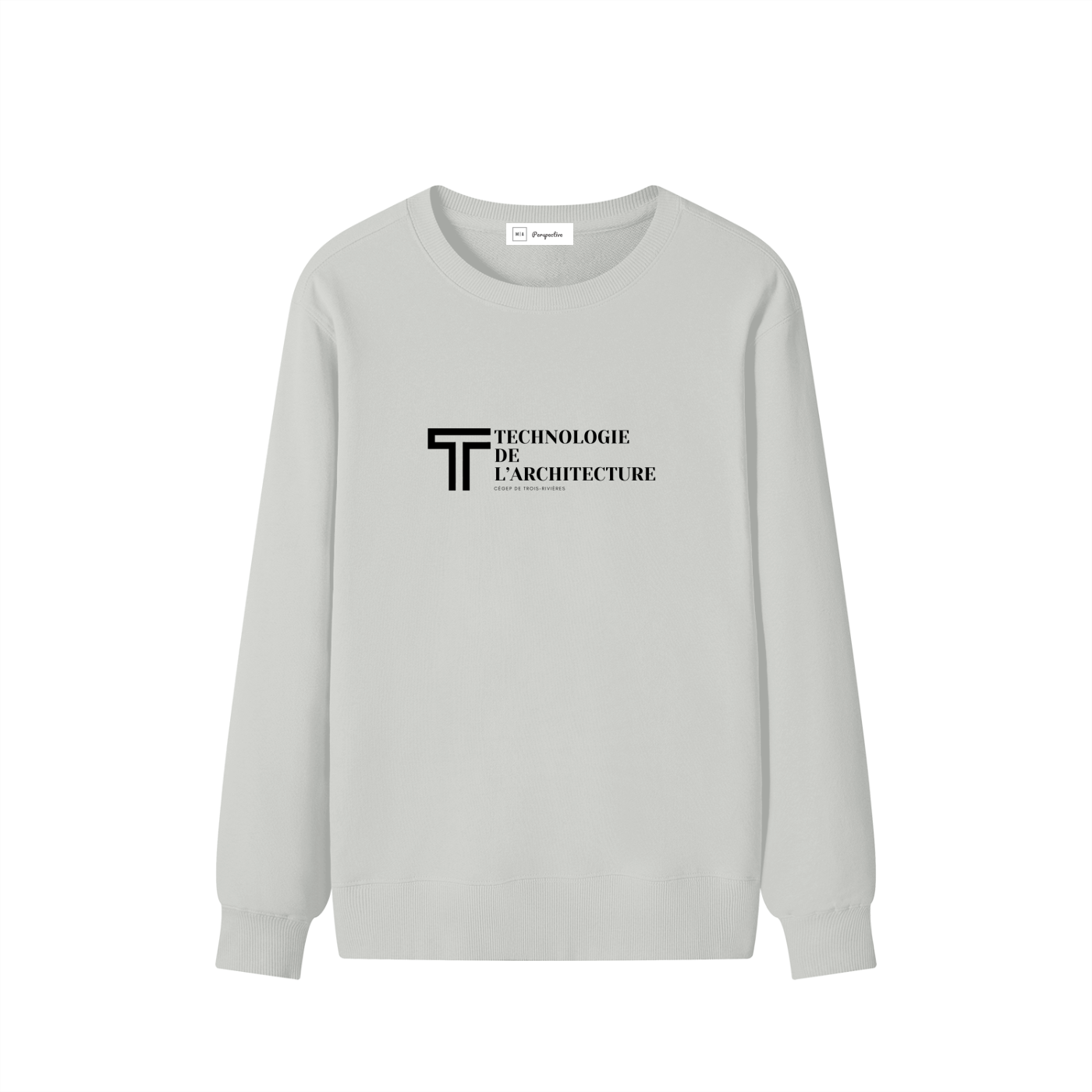 Chandail style Sweat-shirt unisexe en coton - Architecture - Modèle 4