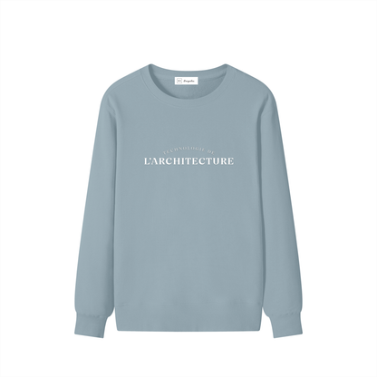 Chandail style Sweat-shirt unisexe en coton - Architecture - Modèle 1