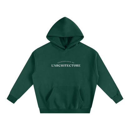 Hoodie oversize en molleton - Architecture - modèle 1
