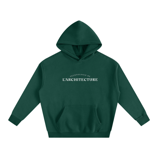 Hoodie oversize en molleton - Architecture - modèle 1
