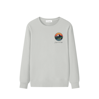 Sweat classique unisexe en coton - Explore the wild