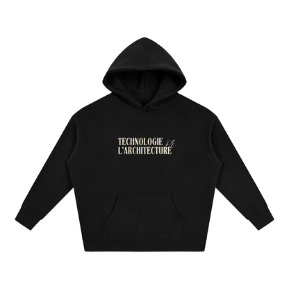 Oversize Fleeced Hoodie - MODÈLE_03