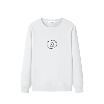 Chandail style Sweat-shirt unisexe en coton - Architecture - Modèle 2