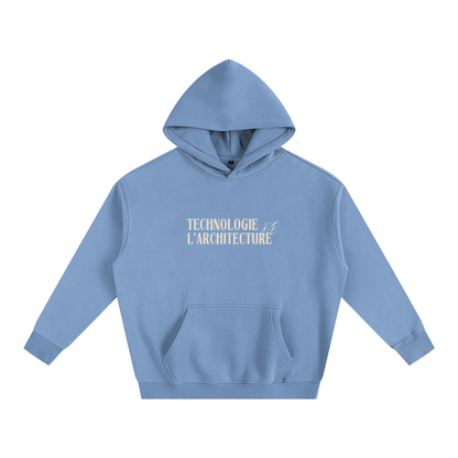 Hoodie oversize en molleton - Architecture - modèle 6