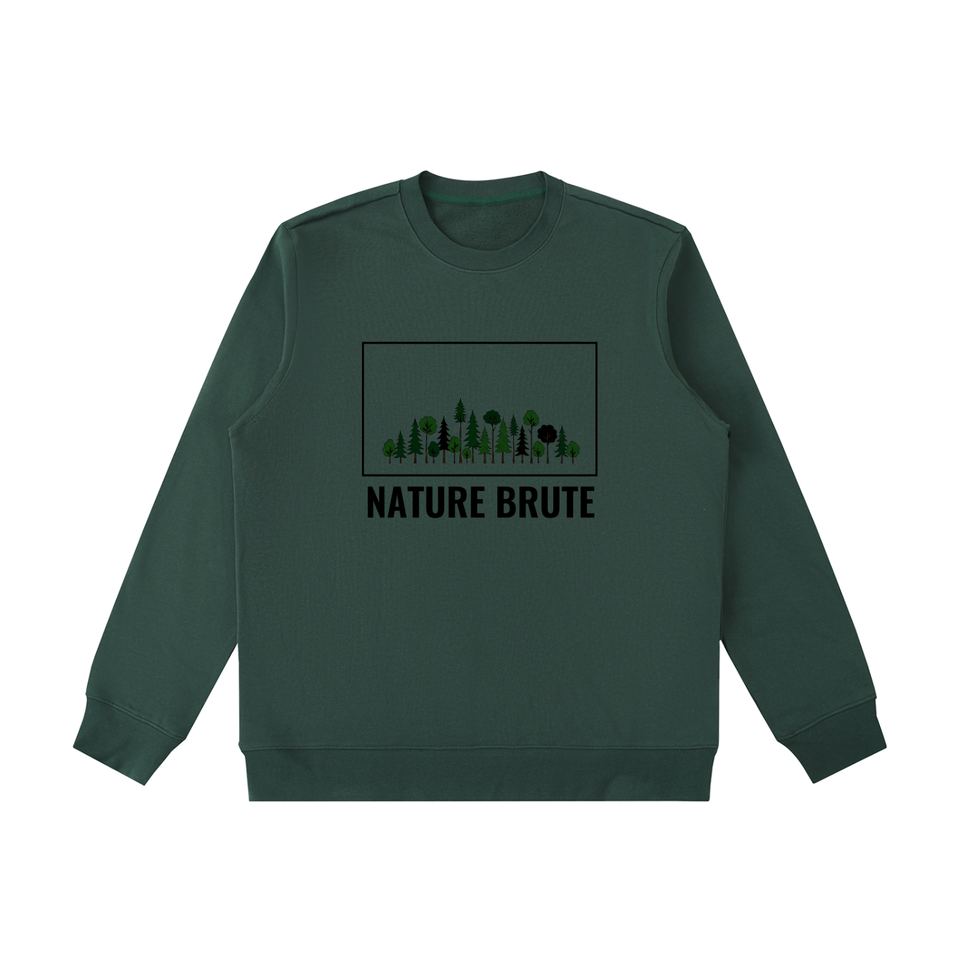 Crewneck essentiel Heavyweight - Nature Brute