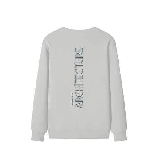 Chandail style Sweat-shirt unisexe en coton - Architecture - Modèle 3