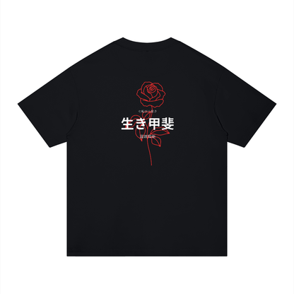 Unisex Regular Fit Cotton T-Shirt - Roses