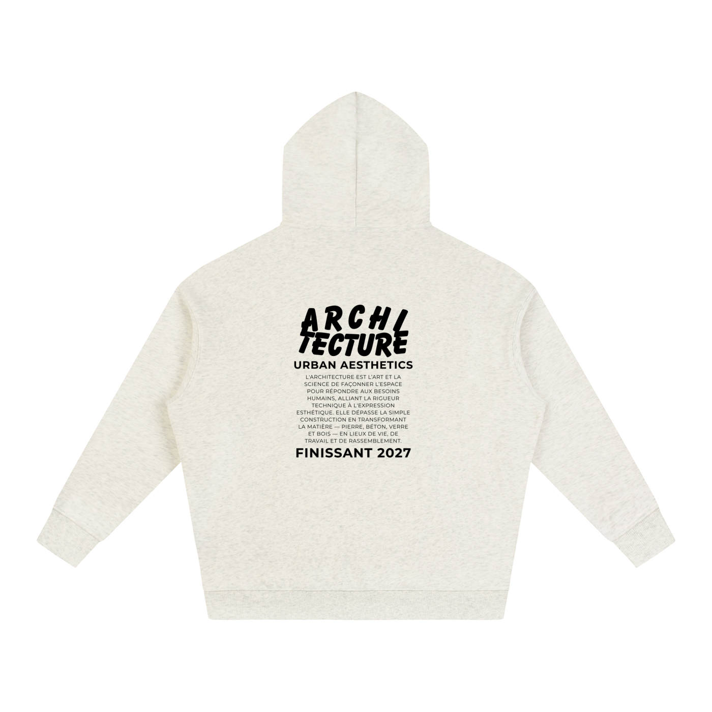 Oversized Fleece Hoodie - FINISSANT_MODÈLE_02