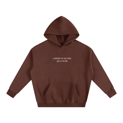 Hoodie oversize en molleton - Patience