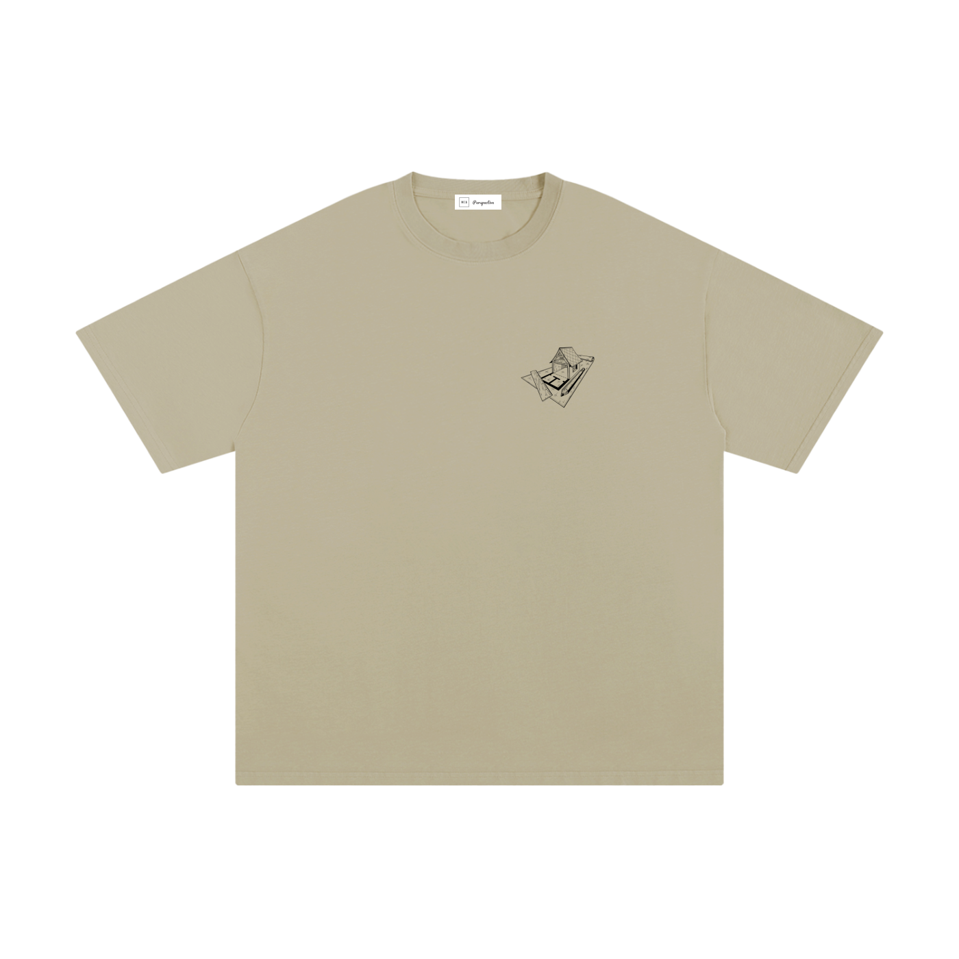 T-shirt unisexe en coton pur - Architecture - Modèle 3