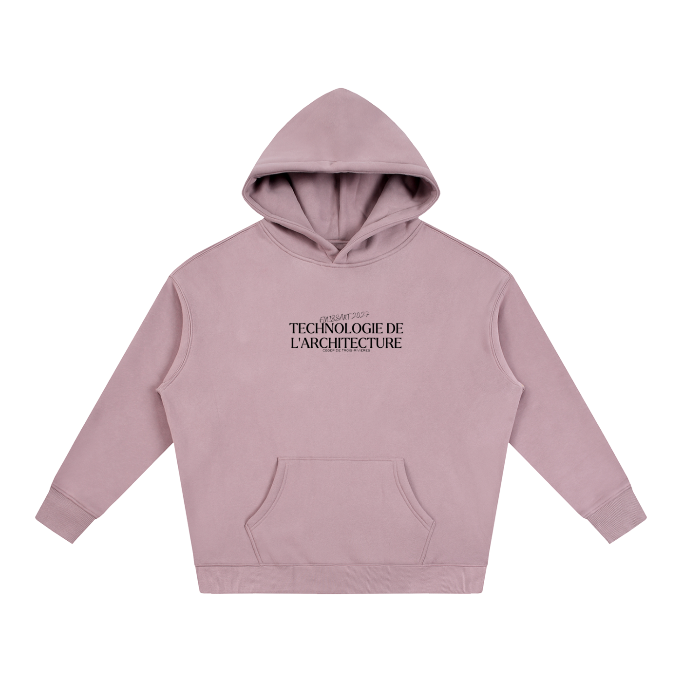 Oversize Fleeced Hoodie - FINISSANT_MODÈLE_01