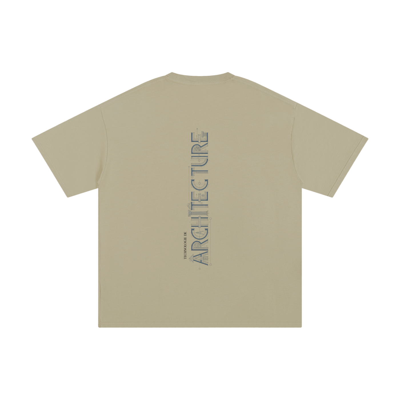 T-shirt unisexe en coton pur - Architecture - Modèle 3