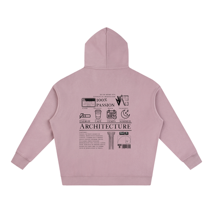 Oversize Fleeced Hoodie - MODÈLE_04
