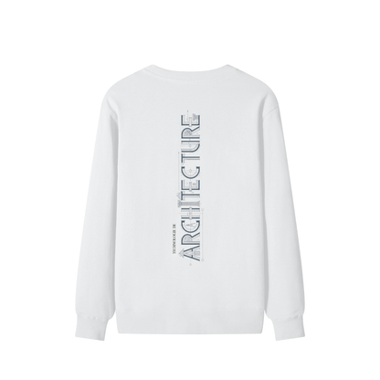 Chandail style Sweat-shirt unisexe en coton - Architecture - Modèle 3