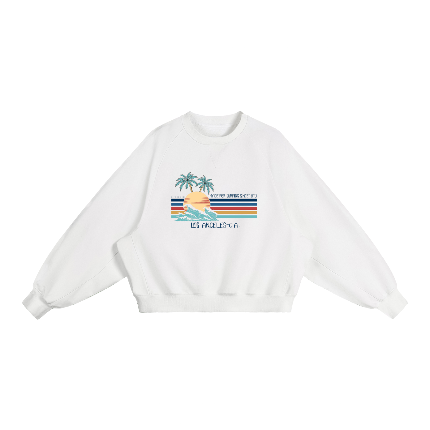 Sweatshirt boxy heavyweight - Made for surfing