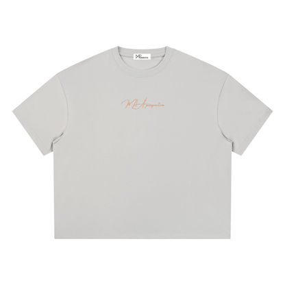 T-shirt boxy Coolmax - Orange coastline
