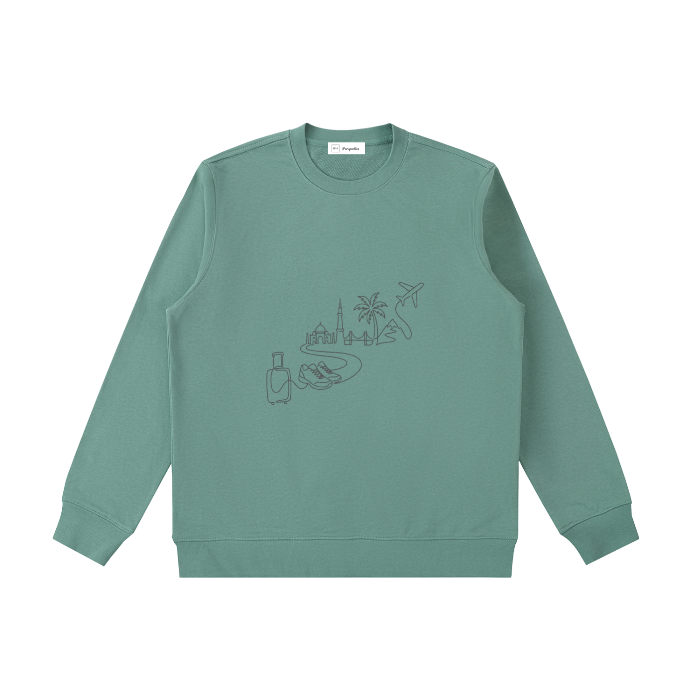 Crewneck essentiel Heavyweight - Voyage