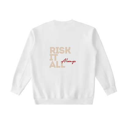 Sweat-shirt essentiel épais à col rond - Risk it all always