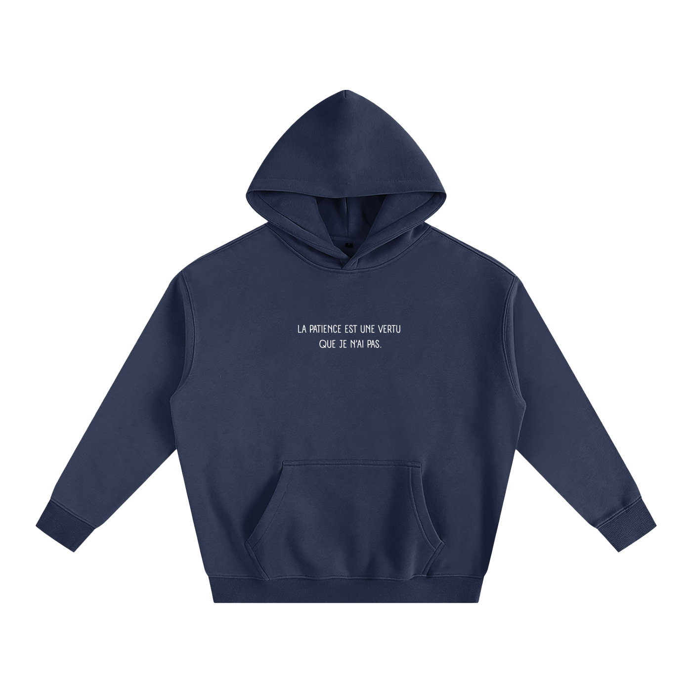 Hoodie oversize en molleton - Patience