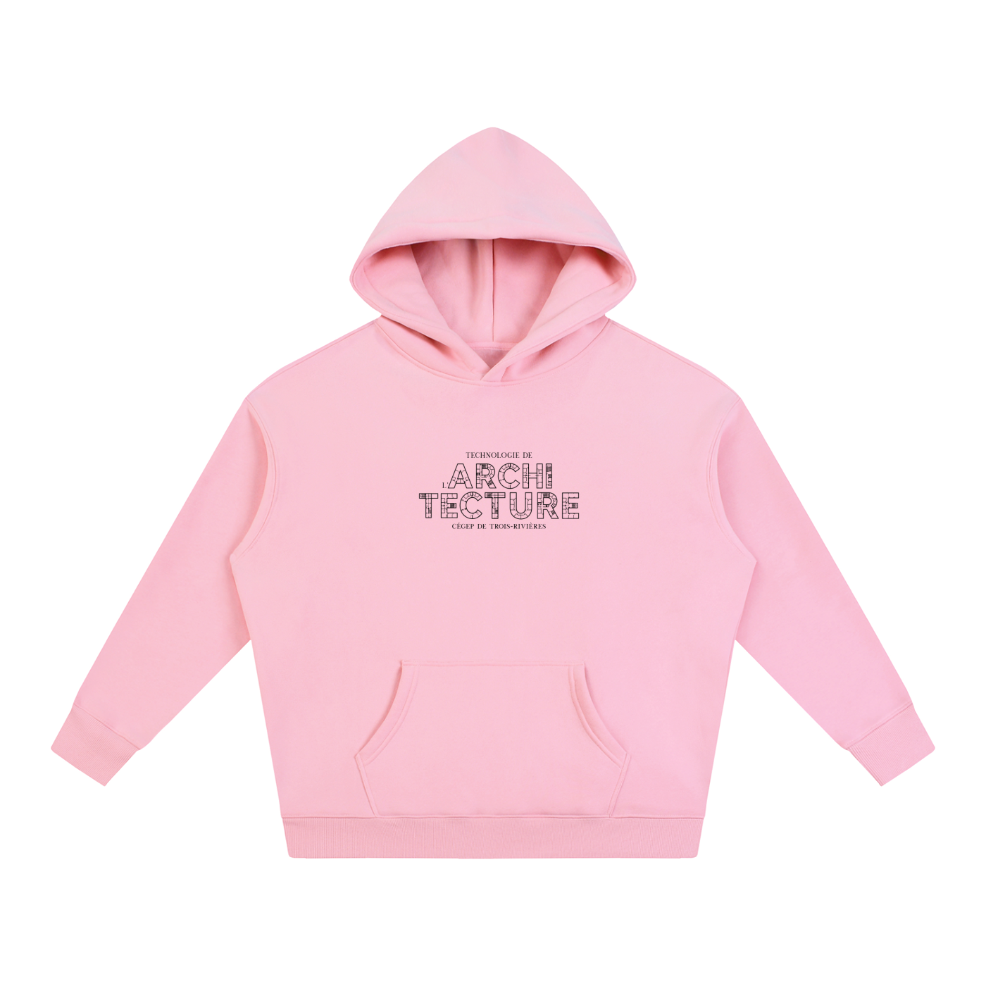 Oversize Fleeced Hoodie - MODÈLE_05