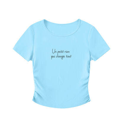 T-Shirt court moulant - Petit rien