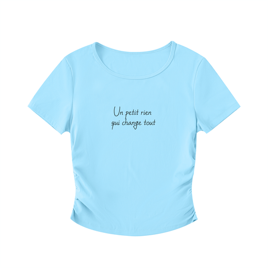 T-Shirt court moulant - Petit rien