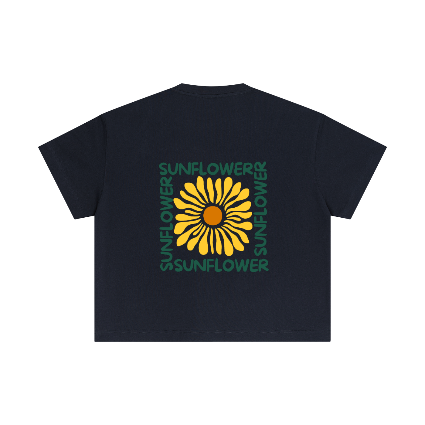 Essential Cotton Boxy T-Shirt - Sunflower