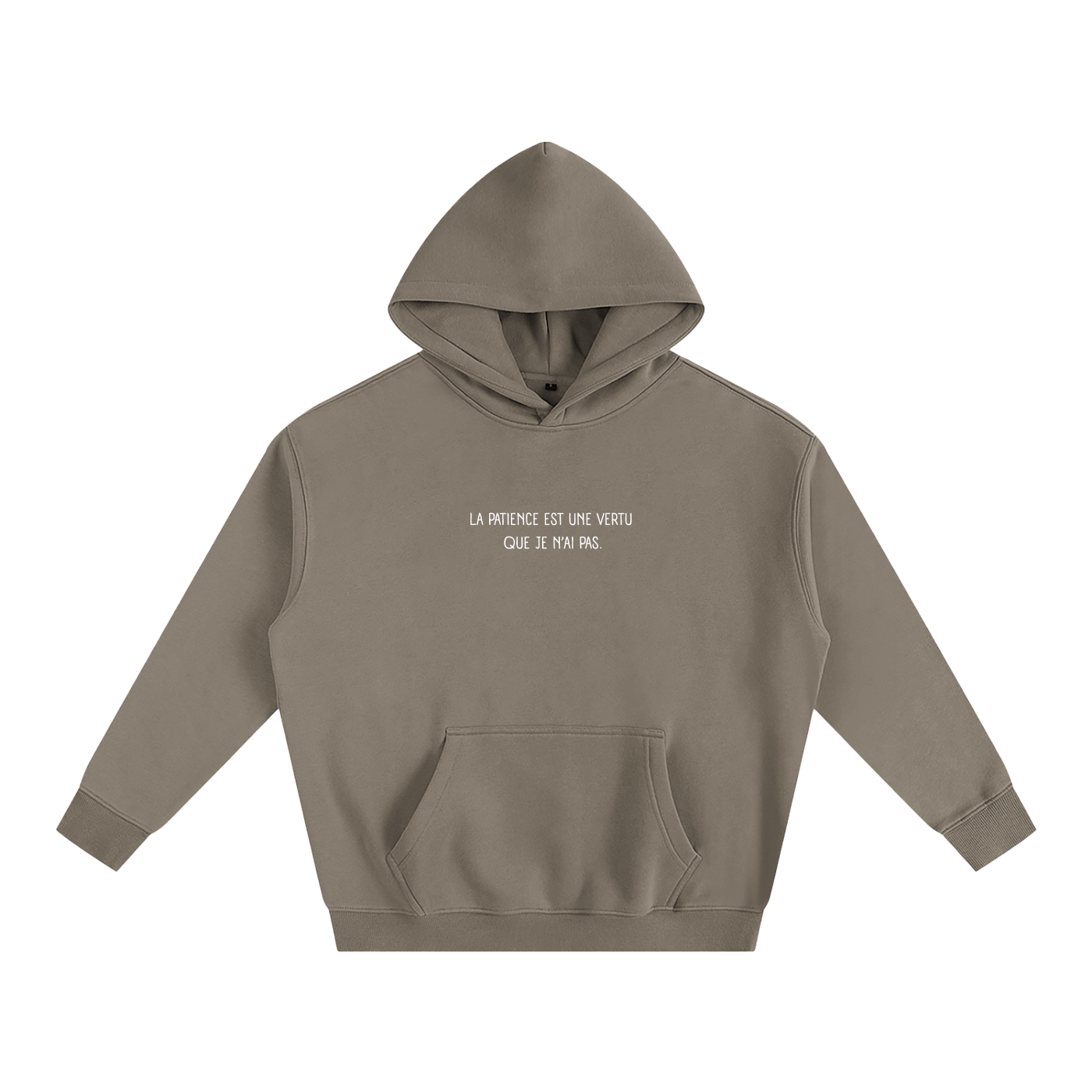 Hoodie oversize en molleton - Patience