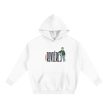 Hoodie oversize en molleton - Sam-à-TR - Collab