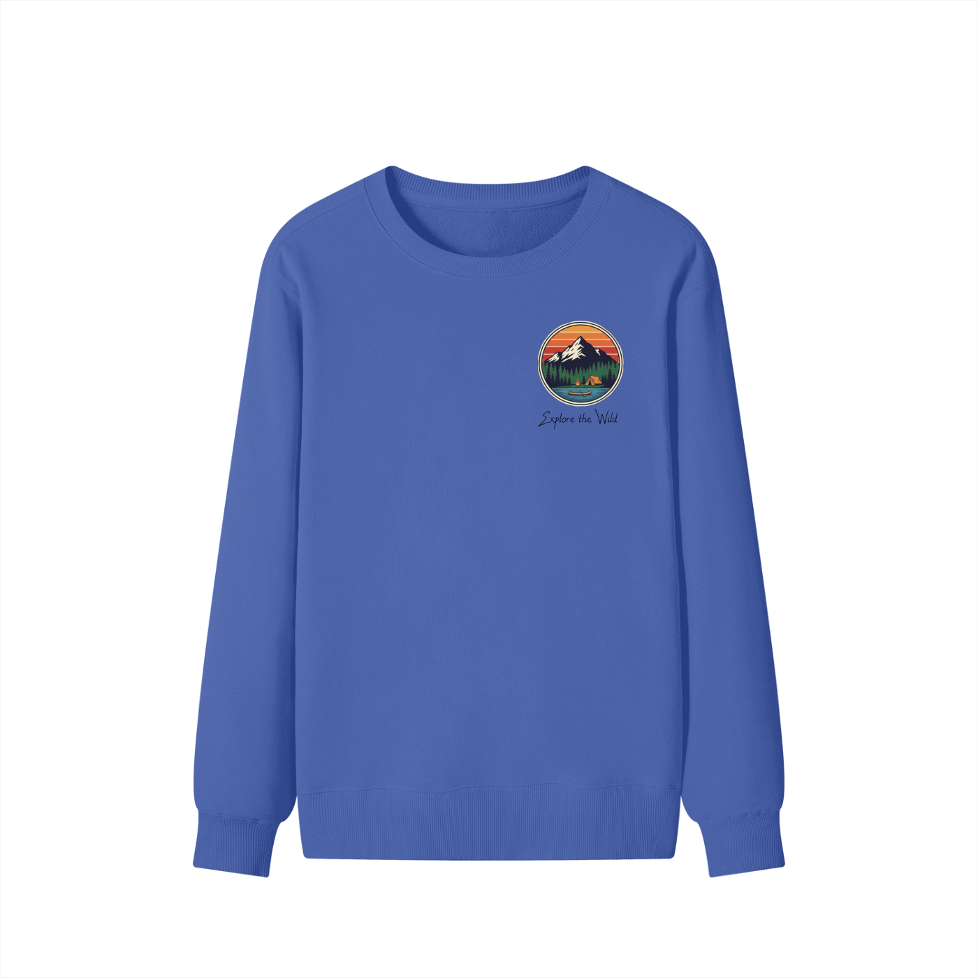 Sweat classique unisexe en coton - Explore the wild