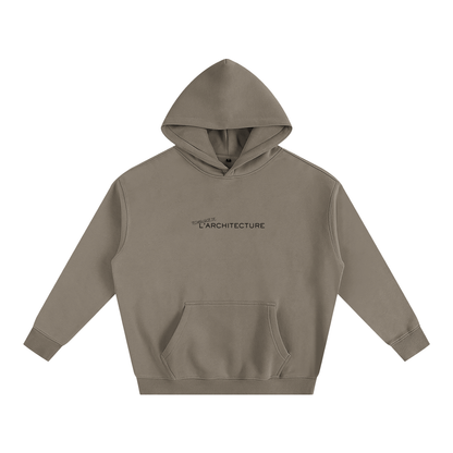Hoodie oversize en molleton - Architecture - modèle 5