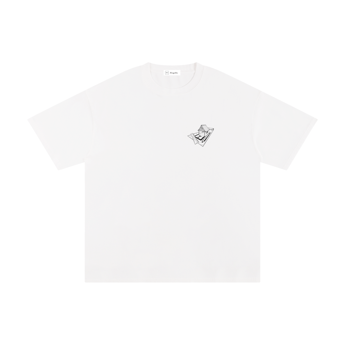 T-shirt unisexe en coton pur - Architecture - Modèle 3
