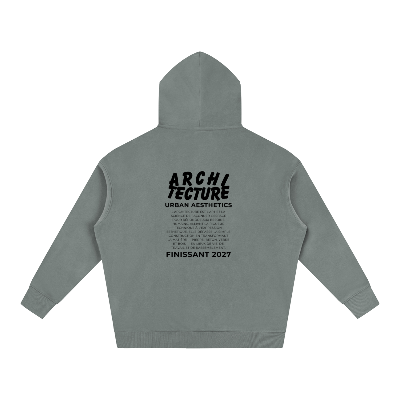 Oversized Fleece Hoodie - FINISSANT_MODÈLE_02