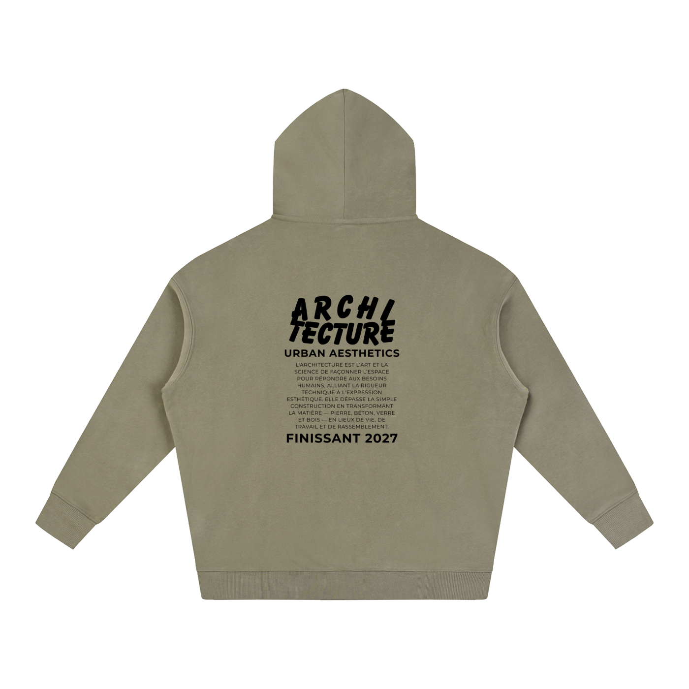Oversized Fleece Hoodie - FINISSANT_MODÈLE_02