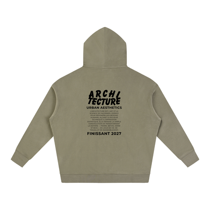 Oversized Fleece Hoodie - FINISSANT_MODÈLE_02