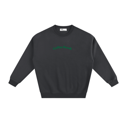 Fleeced Sweatshirt - Coffee Break