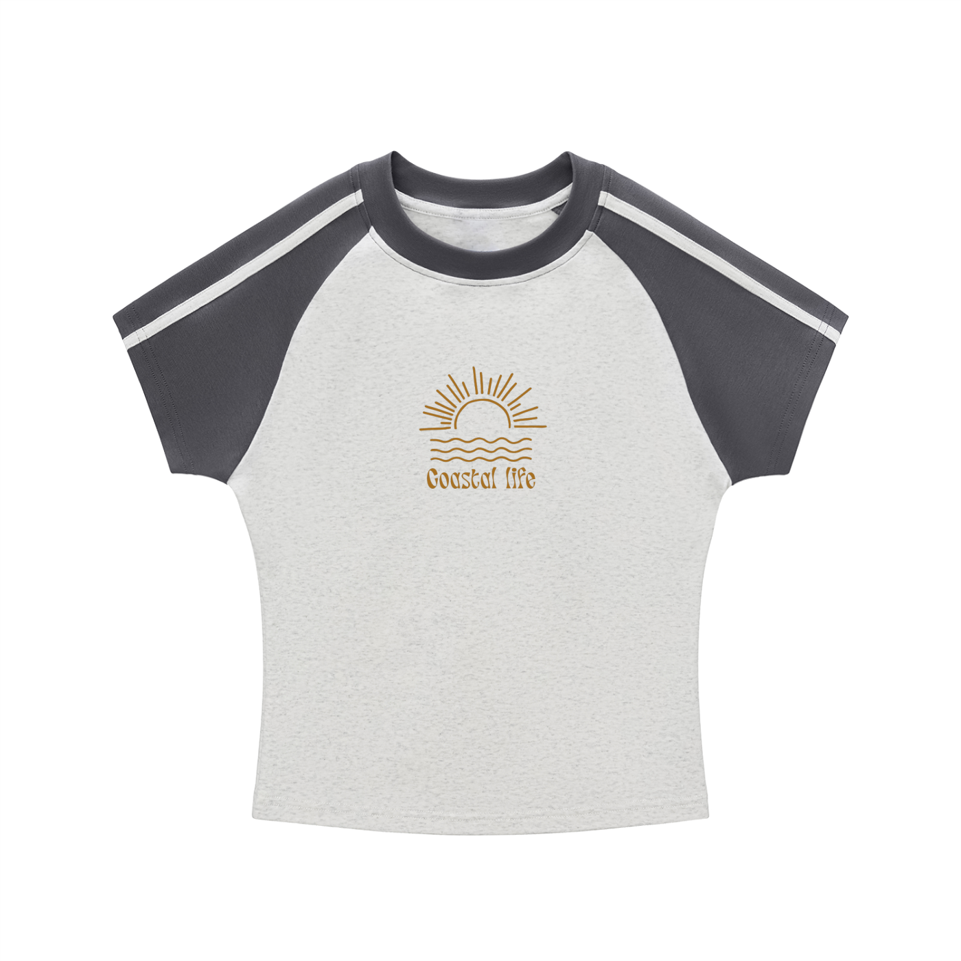 T-shirt moulant - Coastal life