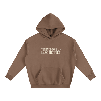Hoodie oversize en molleton - Architecture - modèle 6