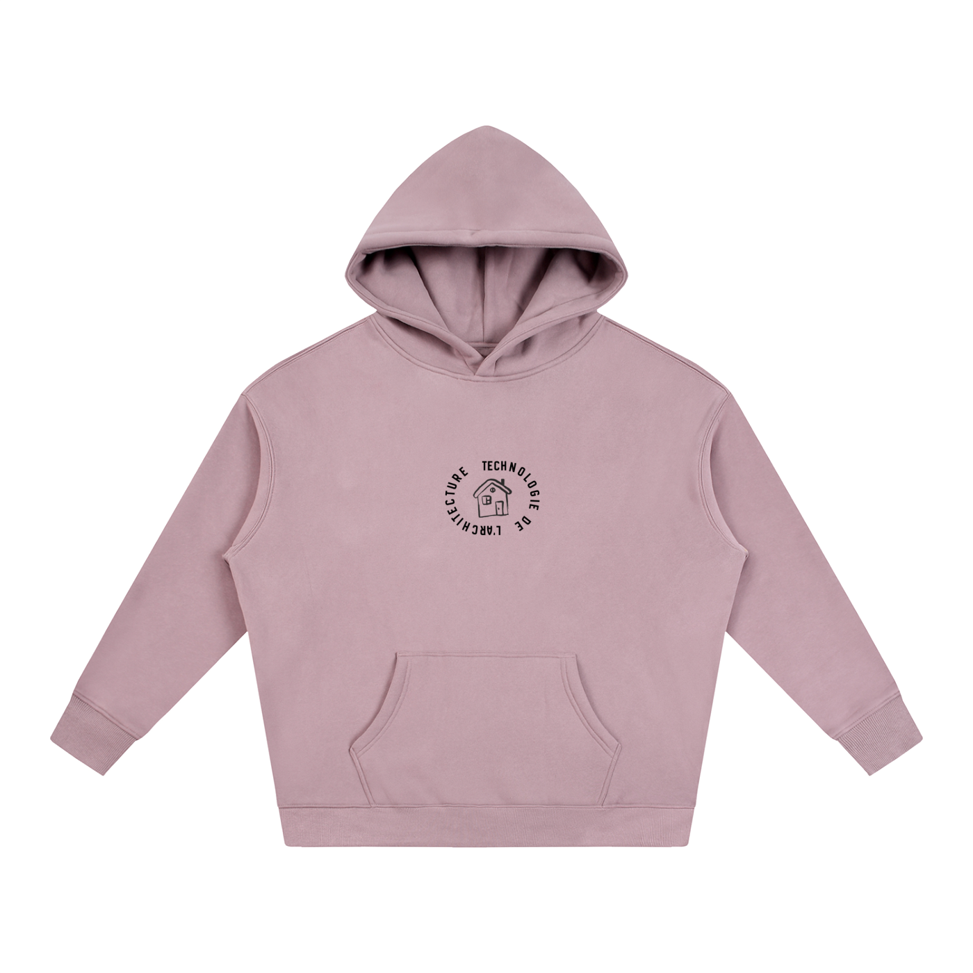 Oversize Fleeced Hoodie - MODÈLE_01