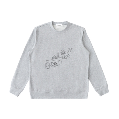 Crewneck essentiel Heavyweight - Voyage