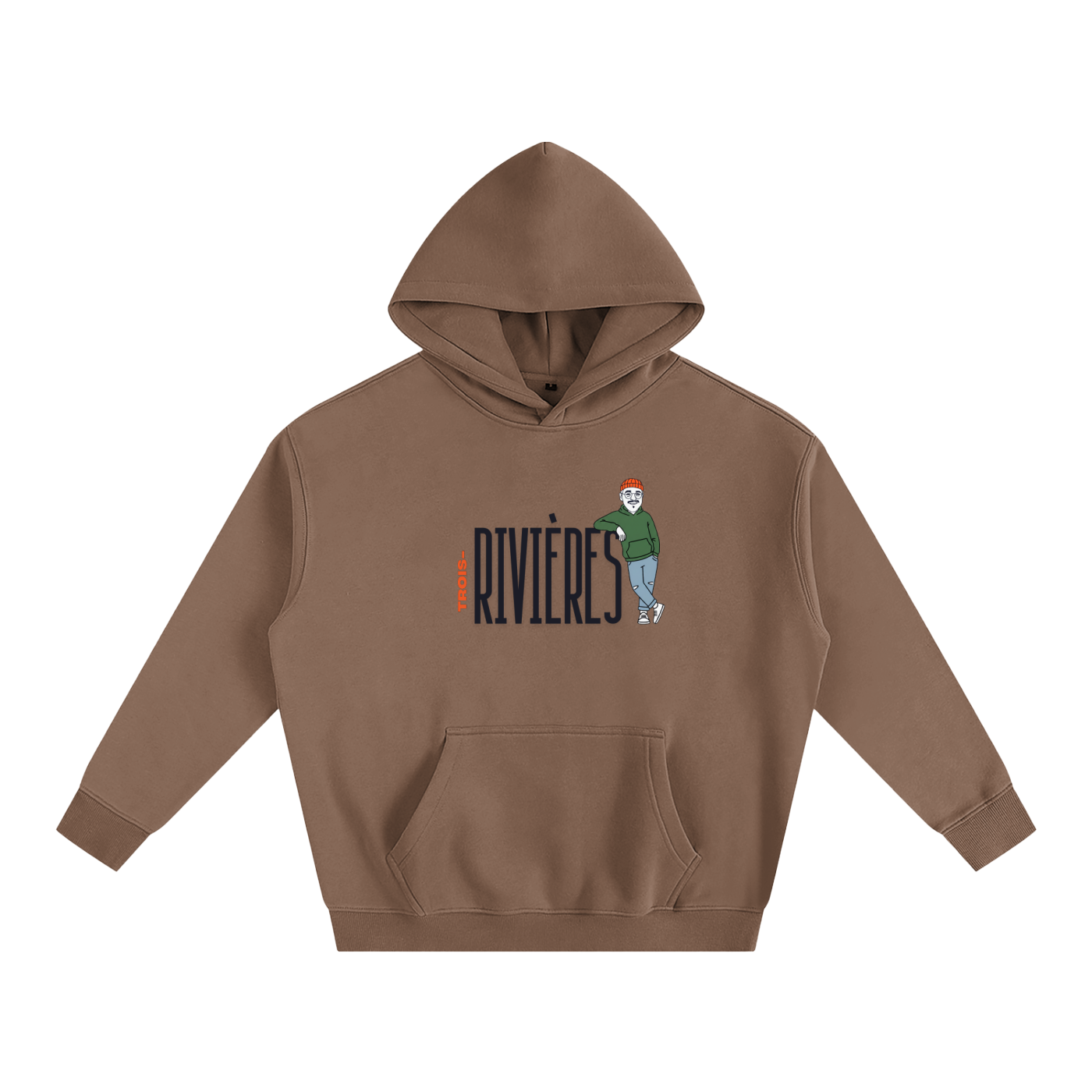 Hoodie oversize en molleton - Sam-à-TR - Collab