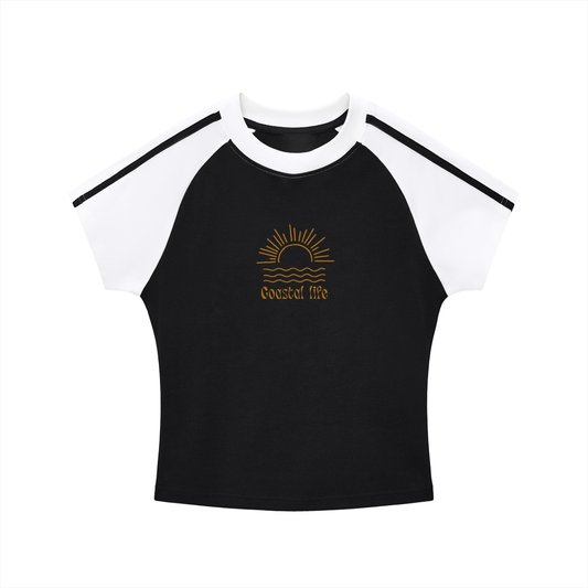 T-shirt moulant - Coastal life