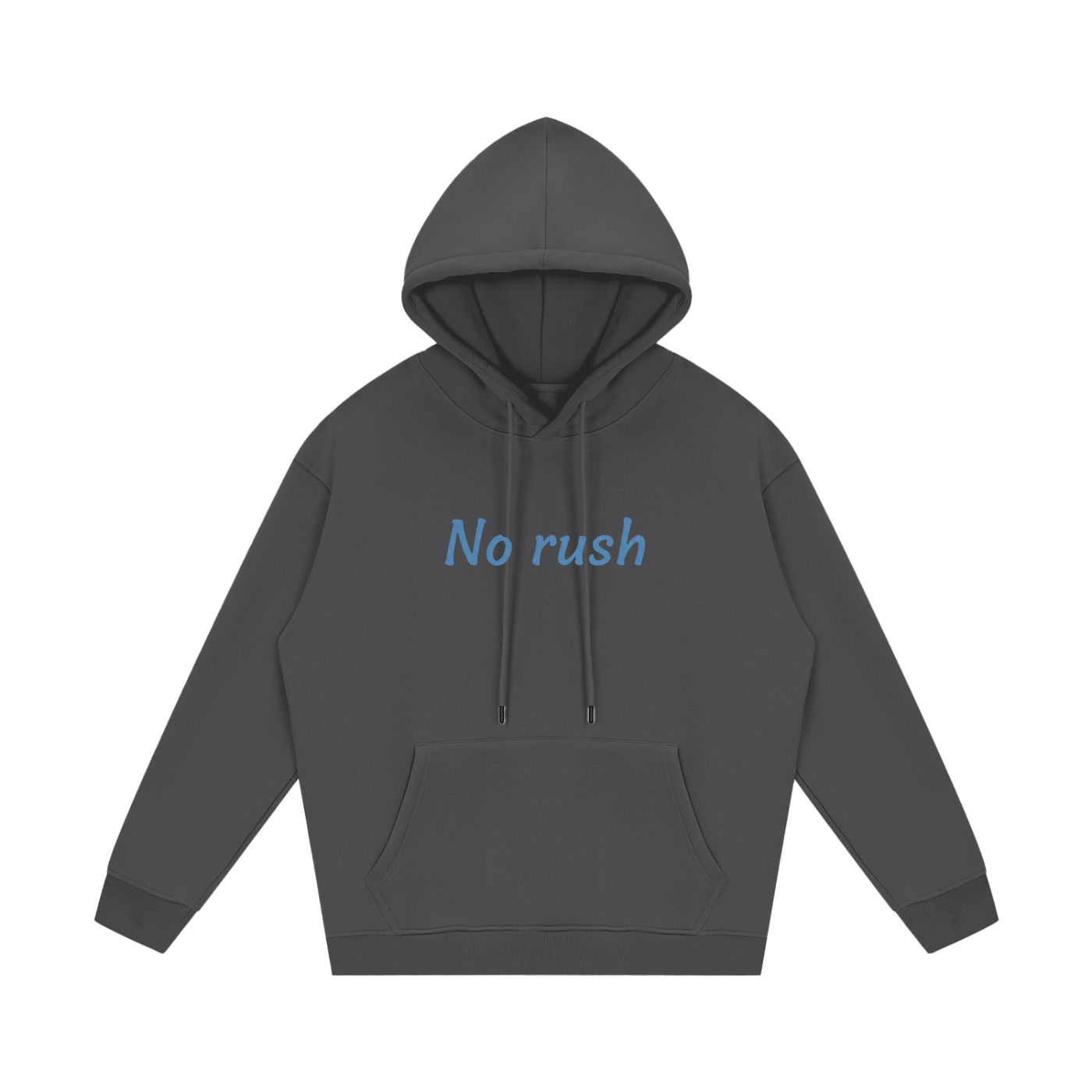 Hoodie streetwear unisexe en molleton - No rush