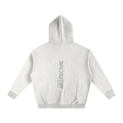 Hoodie oversize en molleton - Architecture - modèle 3