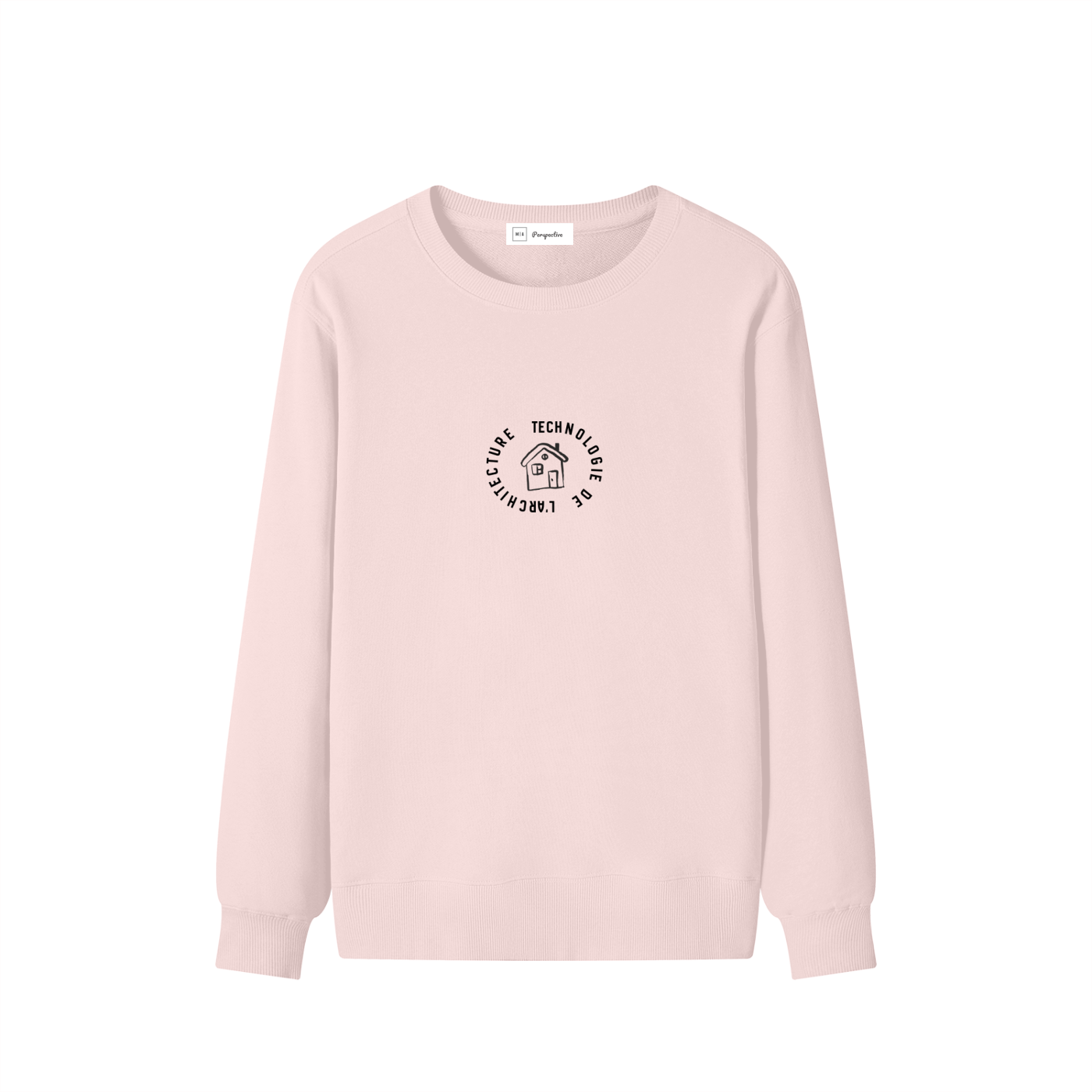 Chandail style Sweat-shirt unisexe en coton - Architecture - Modèle 2