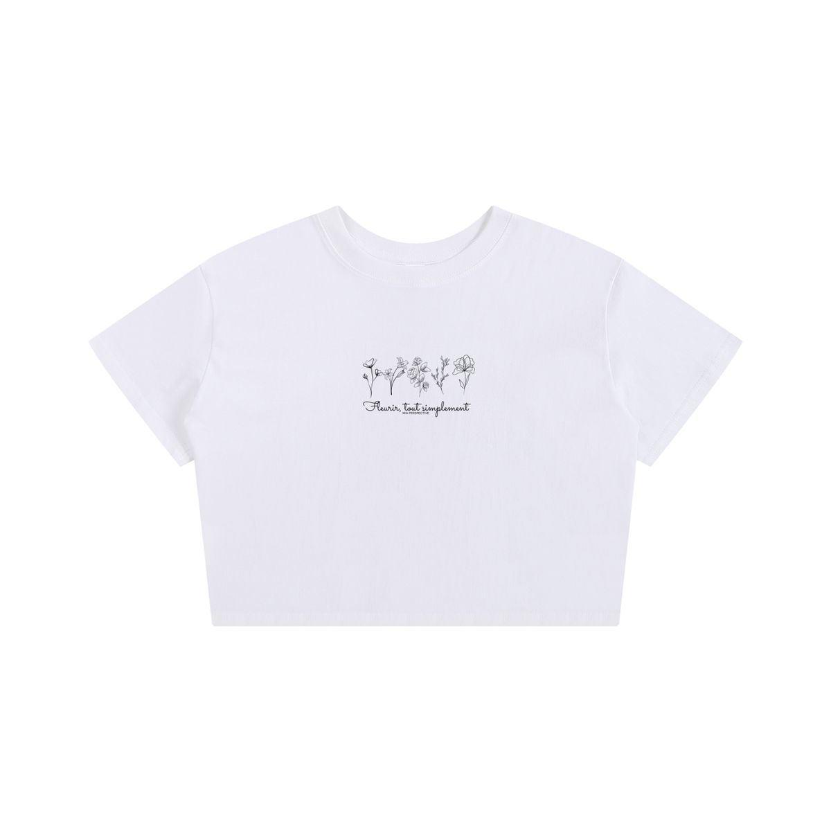 Baby Tee Seamless T-Shirt - Fleurir tout simplement