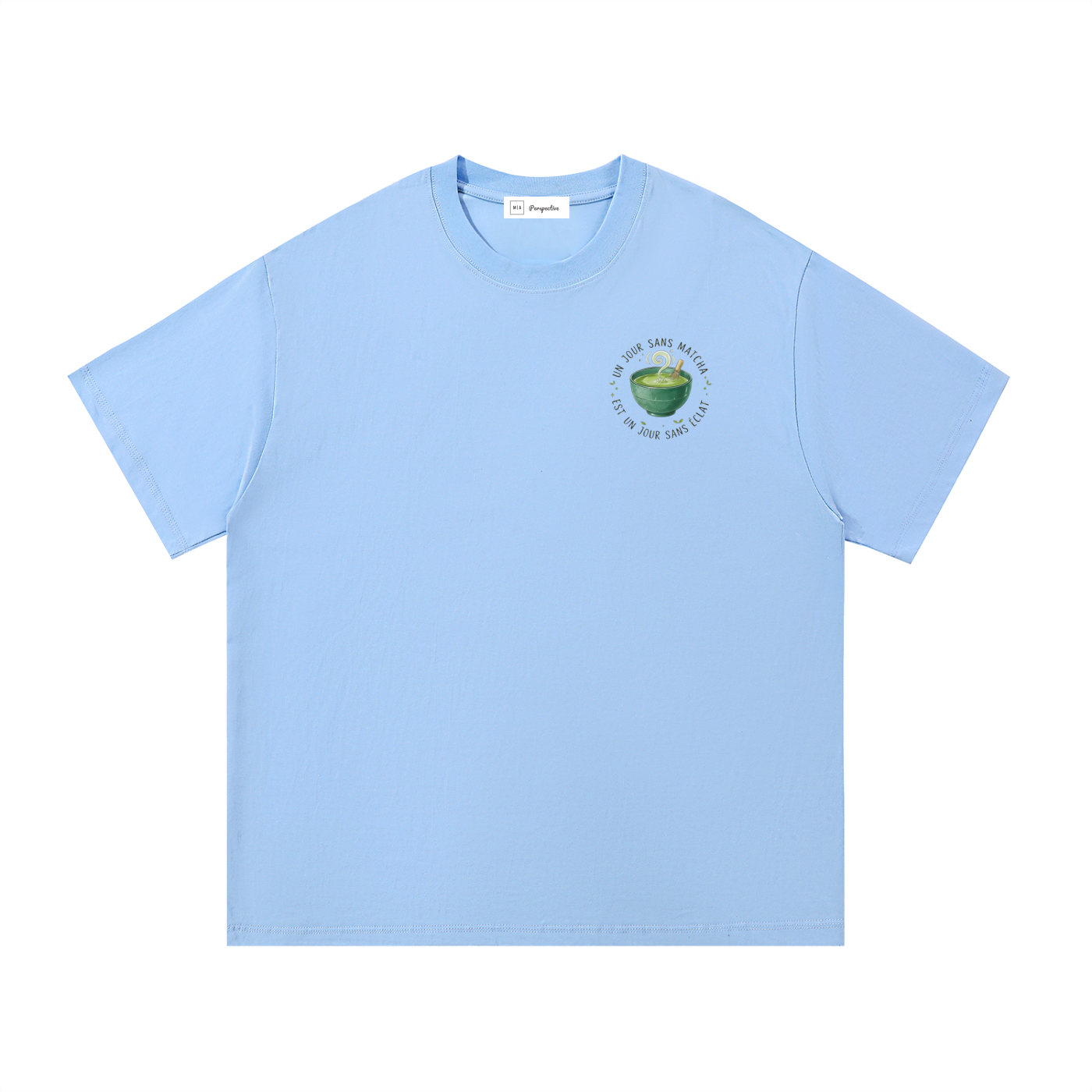 T-shirt essentiel en coton - Matcha