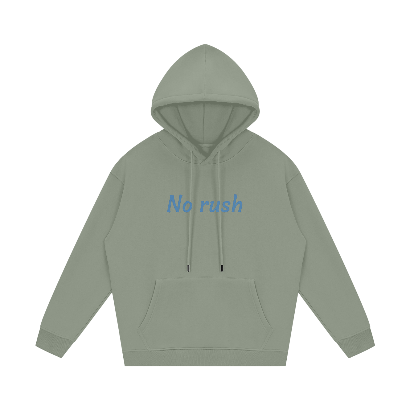 Hoodie streetwear unisexe en molleton - No rush